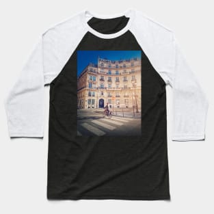 riding bicycle in Paris Baseball T-Shirt